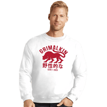 Load image into Gallery viewer, Shirts Crewneck Sweater, Unisex / Small / White Grimalkin
