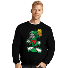 Load image into Gallery viewer, Secret_Shirts Crewneck Sweater, Unisex / Small / Black MM DOOM
