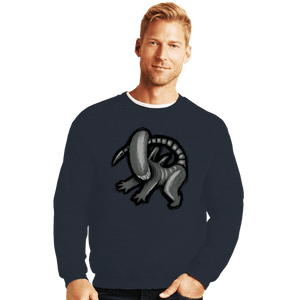Secret_Shirts Crewneck Sweater, Unisex / Small / Dark Heather Xeno King