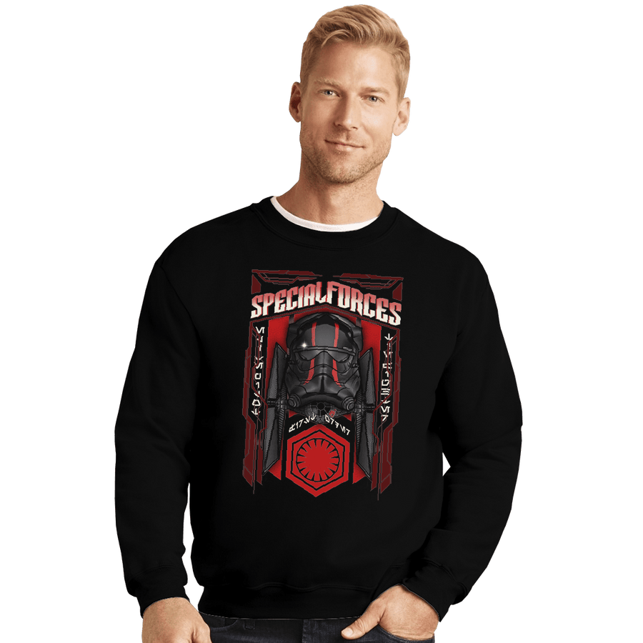 Shirts Crewneck Sweater, Unisex / Small / Black Special Forces