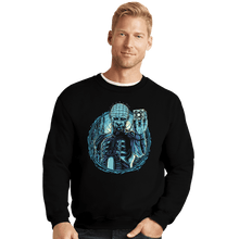Load image into Gallery viewer, Daily_Deal_Shirts Crewneck Sweater, Unisex / Small / Black The Hell Priest
