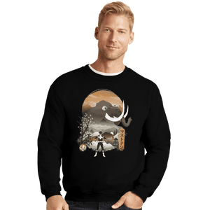 Shirts Crewneck Sweater, Unisex / Small / Black Black Ranger Ukiyoe