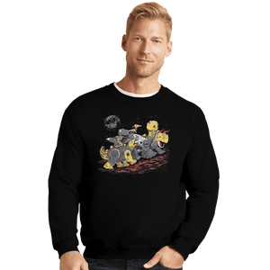 Shirts Crewneck Sweater, Unisex / Small / Black Bots Before Time