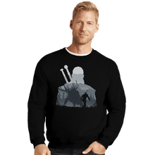 Load image into Gallery viewer, Shirts Crewneck Sweater, Unisex / Small / Black The Witcher - Hunter
