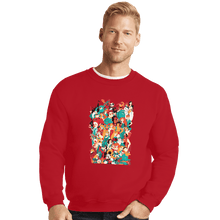 Load image into Gallery viewer, Shirts Crewneck Sweater, Unisex / Small / Red Mouse House Heroes &#39;19
