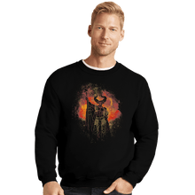 Load image into Gallery viewer, Shirts Crewneck Sweater, Unisex / Small / Black Lord Of Darkness Art
