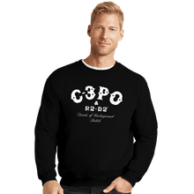 Load image into Gallery viewer, Daily_Deal_Shirts Crewneck Sweater, Unisex / Small / Black Galactic Punks
