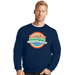 Shirts Crewneck Sweater, Unisex / Small / Navy The Good Shirt