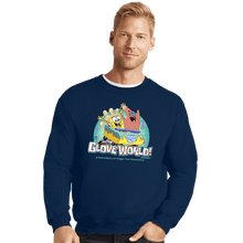 Load image into Gallery viewer, Secret_Shirts Crewneck Sweater, Unisex / Small / Navy Glove World
