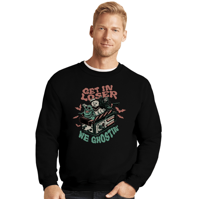 Daily_Deal_Shirts Crewneck Sweater, Unisex / Small / Black We Ghostin'