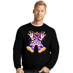 Shirts Crewneck Sweater, Unisex / Small / Black Punk Pumpkin