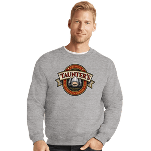 Daily_Deal_Shirts Crewneck Sweater, Unisex / Small / Sports Grey Taunter's Wine