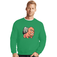 Load image into Gallery viewer, Secret_Shirts Crewneck Sweater, Unisex / Small / Irish Green The Rock
