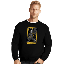 Load image into Gallery viewer, Shirts Crewneck Sweater, Unisex / Small / Black Tarot The High Priestess
