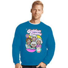 Load image into Gallery viewer, Shirts Crewneck Sweater, Unisex / Small / Sapphire Golden Grams
