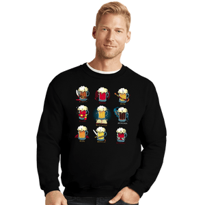 Shirts Crewneck Sweater, Unisex / Small / Black Beer Role Play