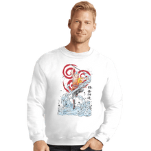 Load image into Gallery viewer, Shirts Crewneck Sweater, Unisex / Small / White The Power Of Air Nomads
