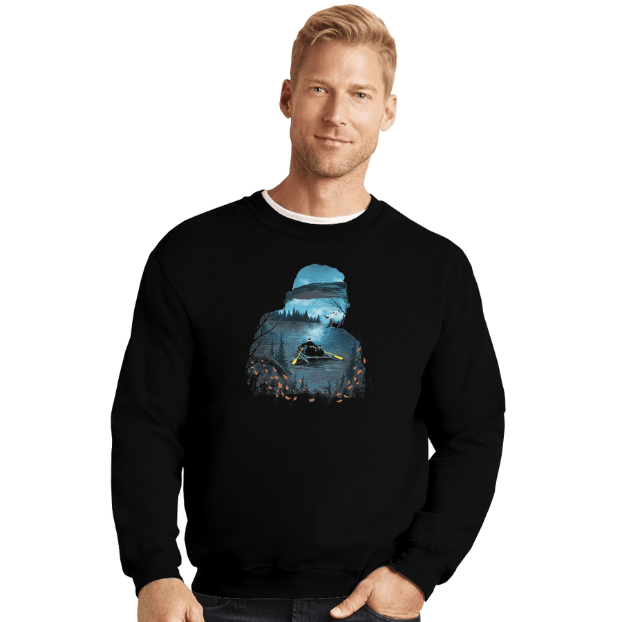 Shirts Crewneck Sweater, Unisex / Small / Black If You Look You Will Die