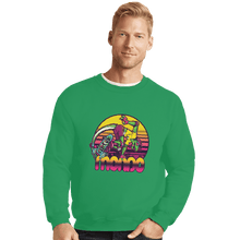 Load image into Gallery viewer, Shirts Crewneck Sweater, Unisex / Small / Irish Green Mondo Gecko
