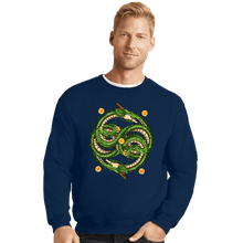 Load image into Gallery viewer, Daily_Deal_Shirts Crewneck Sweater, Unisex / Small / Navy Neverending Dragonball
