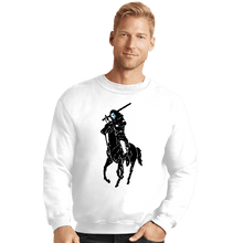 Load image into Gallery viewer, Shirts Crewneck Sweater, Unisex / Small / White Polo William Wallace
