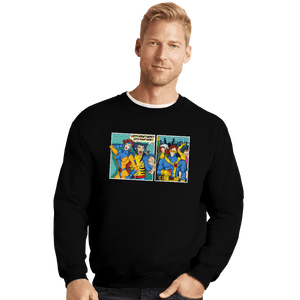 Shirts Crewneck Sweater, Unisex / Small / Black Scotty Doesn't Know