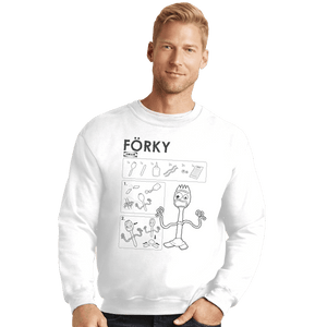 Shirts Crewneck Sweater, Unisex / Small / White Toy Manual