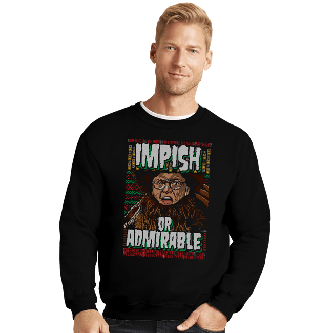 Daily_Deal_Shirts Crewneck Sweater, Unisex / Small / Black I Am Nigh