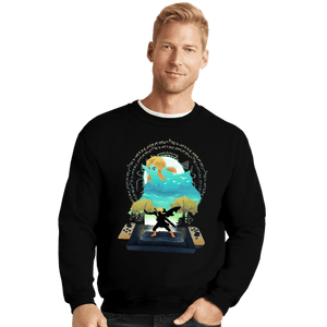 Daily_Deal_Shirts Crewneck Sweater, Unisex / Small / Black Kingdom Tears