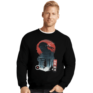 Shirts Crewneck Sweater, Unisex / Small / Black Samurai Warrior