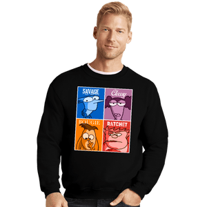 Shirts Crewneck Sweater, Unisex / Small / Black Home Movies