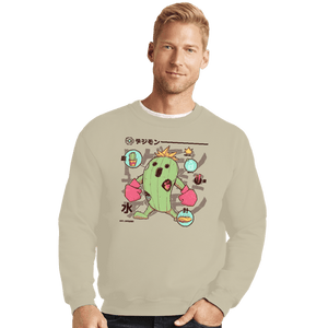 Shirts Crewneck Sweater, Unisex / Small / Sand Togemon