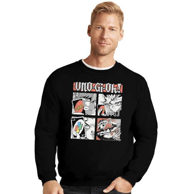 Secret_Shirts Crewneck Sweater, Unisex / Small / Black UNO-Gi-Oh!!
