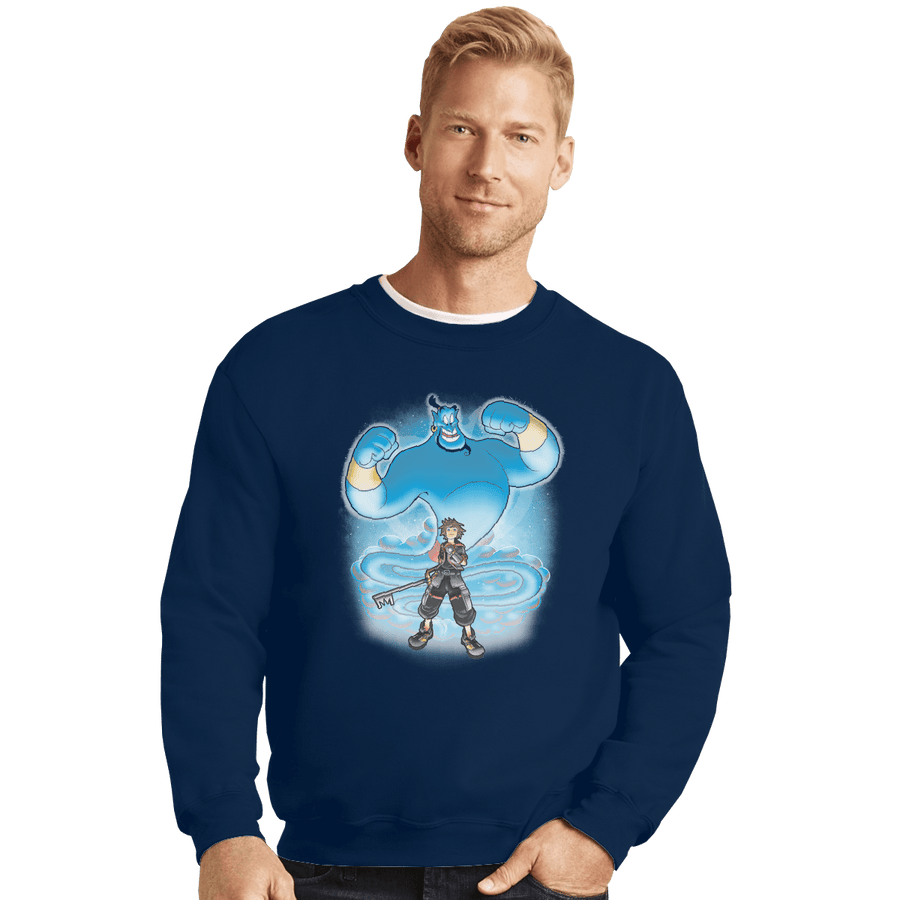 Shirts Crewneck Sweater, Unisex / Small / Navy Magical Invocation