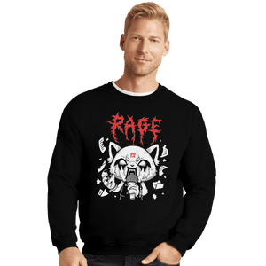Shirts Crewneck Sweater, Unisex / Small / Black Rage Mood