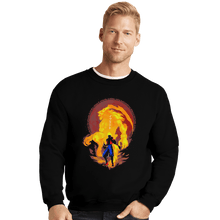 Load image into Gallery viewer, Shirts Crewneck Sweater, Unisex / Small / Black Hellfire
