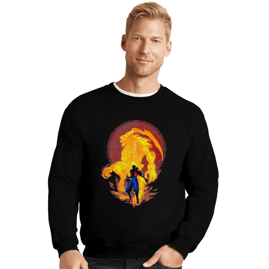 Shirts Crewneck Sweater, Unisex / Small / Black Hellfire