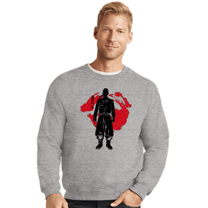 Shirts Crewneck Sweater, Unisex / Small / Sports Grey Crimson Ken Ryuguji