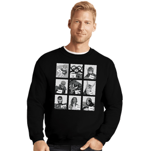 Shirts Crewneck Sweater, Unisex / Small / Black Marvillains