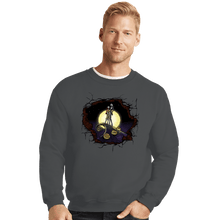 Load image into Gallery viewer, Secret_Shirts Crewneck Sweater, Unisex / Small / Charcoal Nightmare Through The Wall
