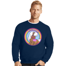 Load image into Gallery viewer, Shirts Crewneck Sweater, Unisex / Small / Navy My Li&#39;l Pawnee
