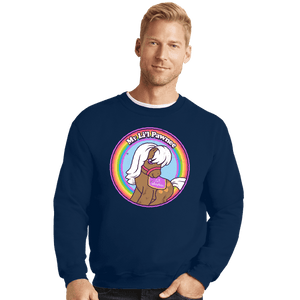 Shirts Crewneck Sweater, Unisex / Small / Navy My Li'l Pawnee
