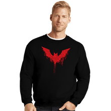 Load image into Gallery viewer, Daily_Deal_Shirts Crewneck Sweater, Unisex / Small / Black Future Bat Graffiti
