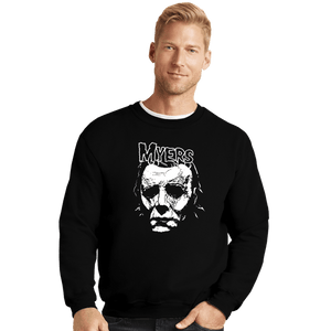Shirts Crewneck Sweater, Unisex / Small / Black Myersfits