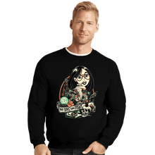 Load image into Gallery viewer, Daily_Deal_Shirts Crewneck Sweater, Unisex / Small / Black This Girl Can Fight

