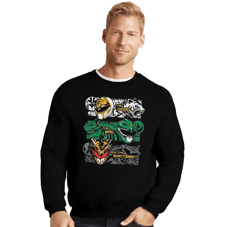 Shirts Crewneck Sweater, Unisex / Small / Black The Good, The Bad, And The Shattered