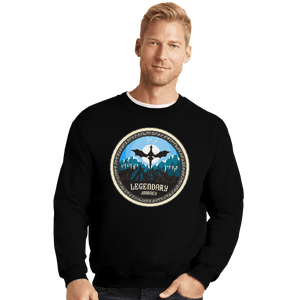 Shirts Crewneck Sweater, Unisex / Small / Black Legendary Journey