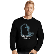 Load image into Gallery viewer, Shirts Crewneck Sweater, Unisex / Small / Black My Patronus Is A Flerken
