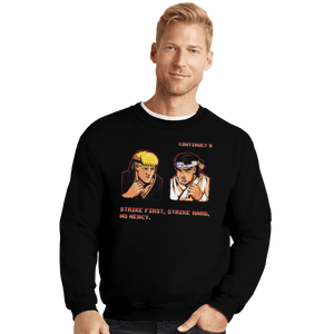 Shirts Crewneck Sweater, Unisex / Small / Black Good Ending