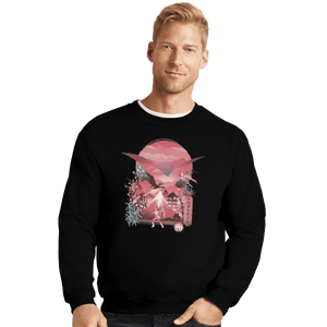 Shirts Crewneck Sweater, Unisex / Small / Black Pink Ranger Ukiyoe